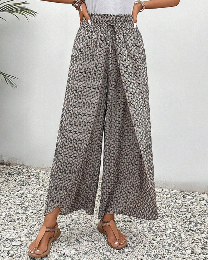 LUNARA | WOMEN'S WIDE-LEG TROUSERS