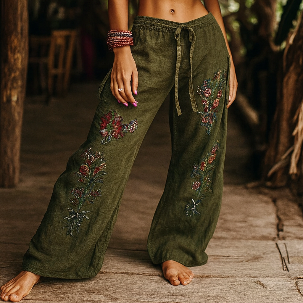 Abigail | Comfortable Bohemian Yoga Pants