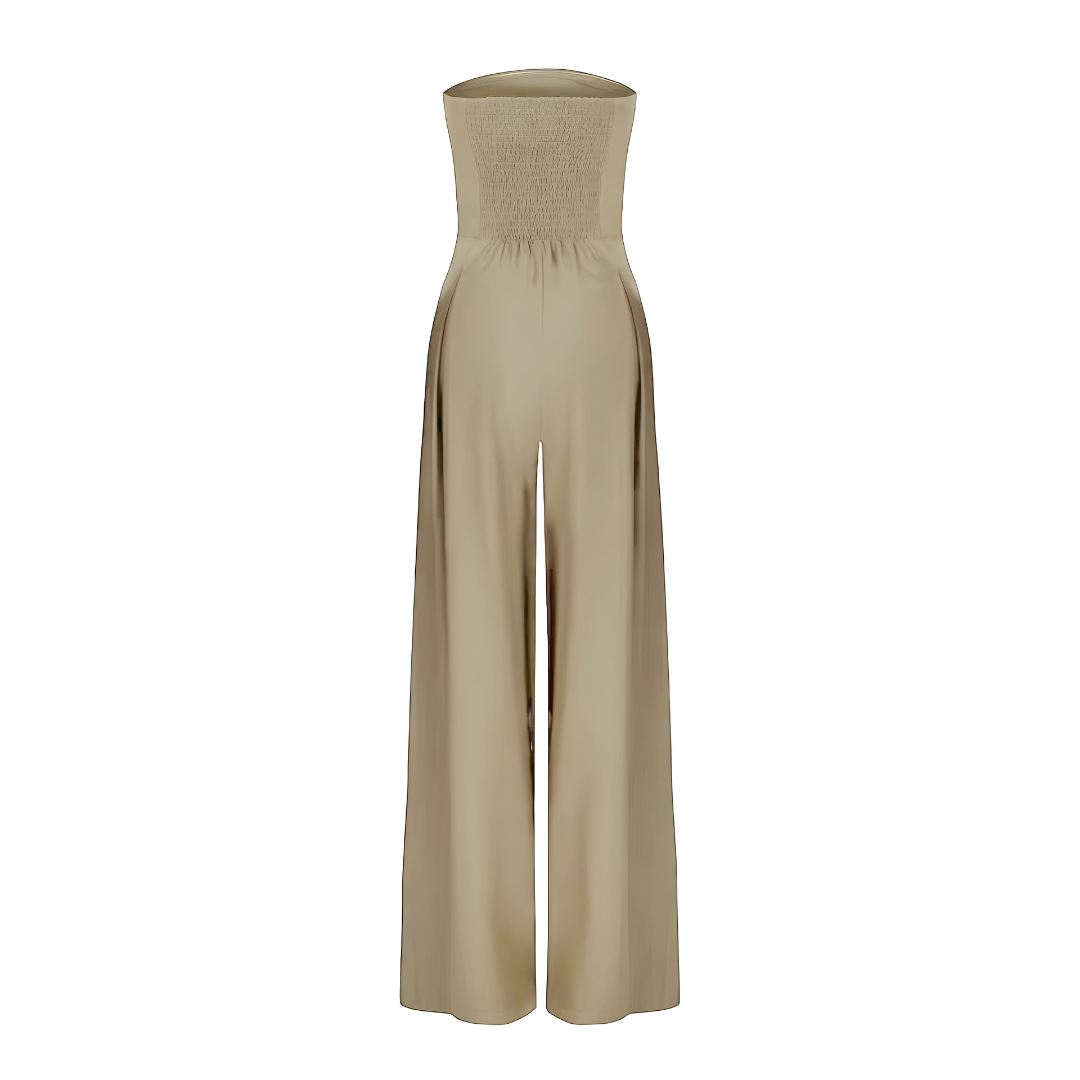 Ceria | Elegant Strapless Jumpsuit