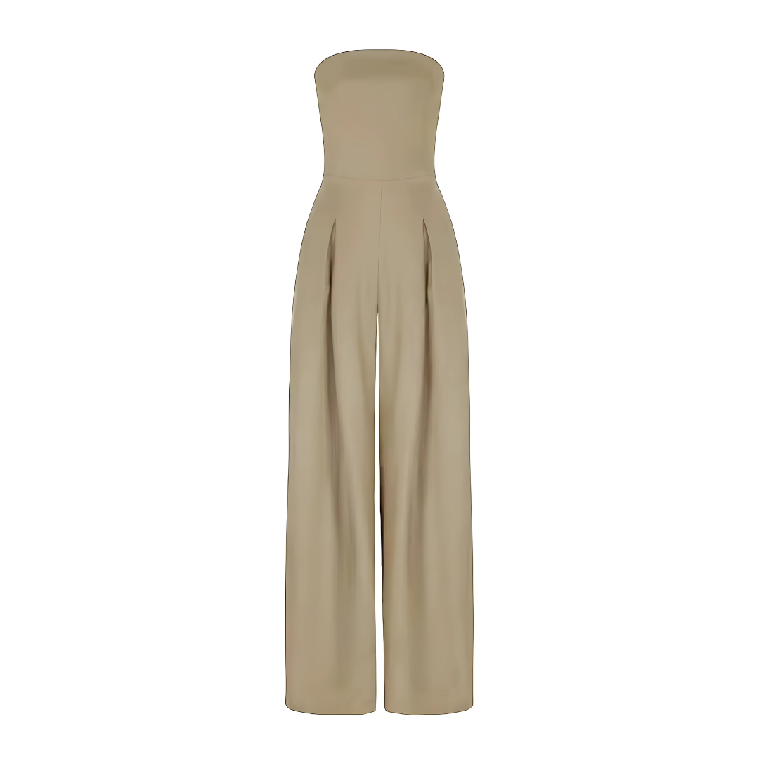 Ceria | Elegant Strapless Jumpsuit