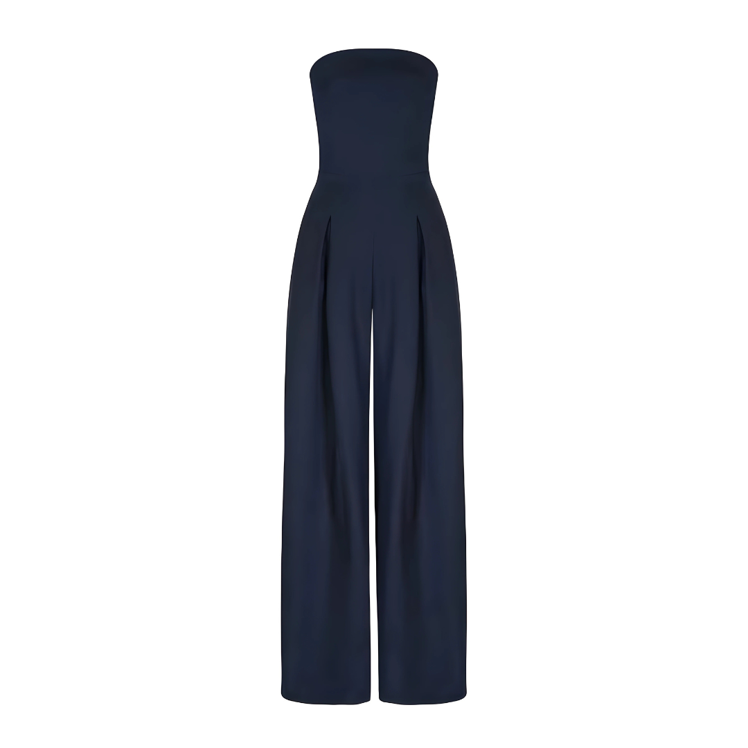 Ceria | Elegant Strapless Jumpsuit