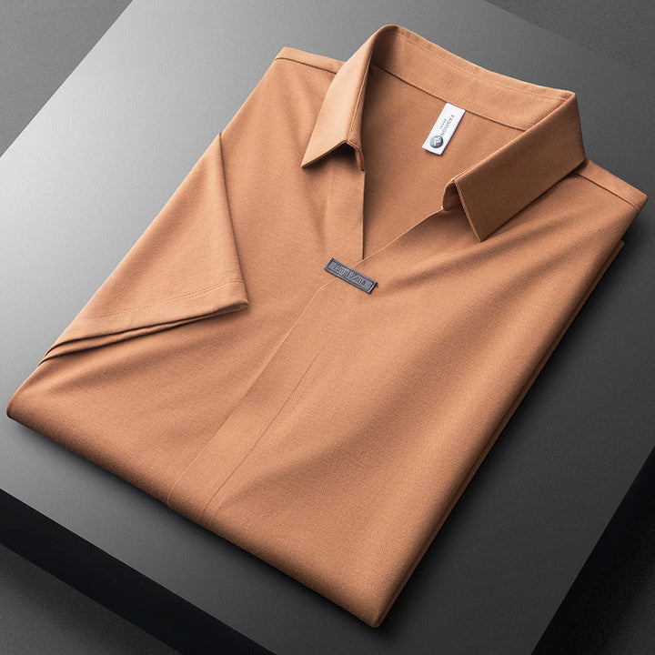Milton | Breathable Silk Polo Shirt