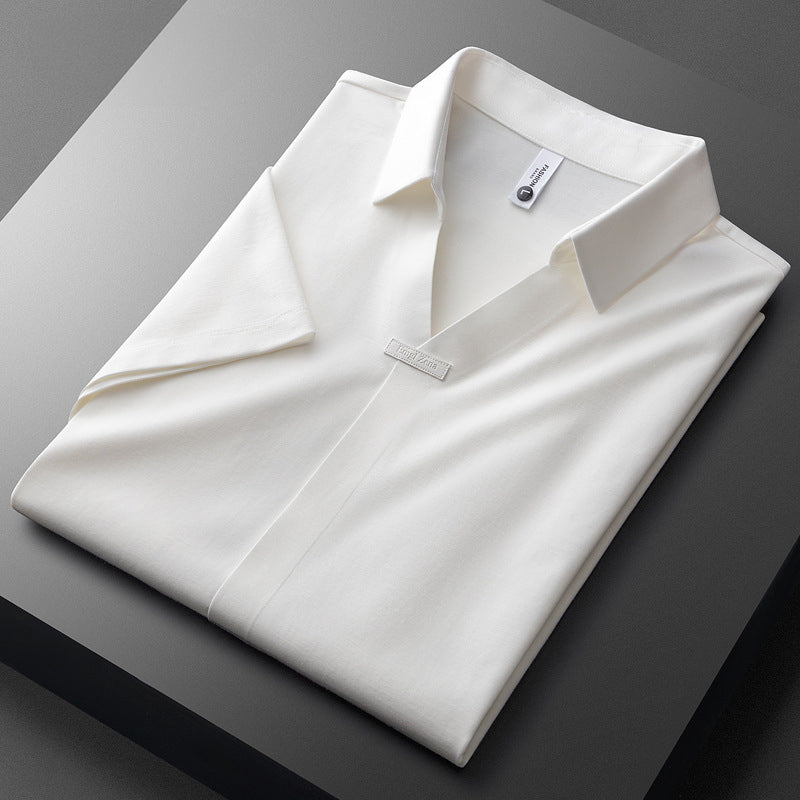 Milton | Breathable Silk Polo Shirt