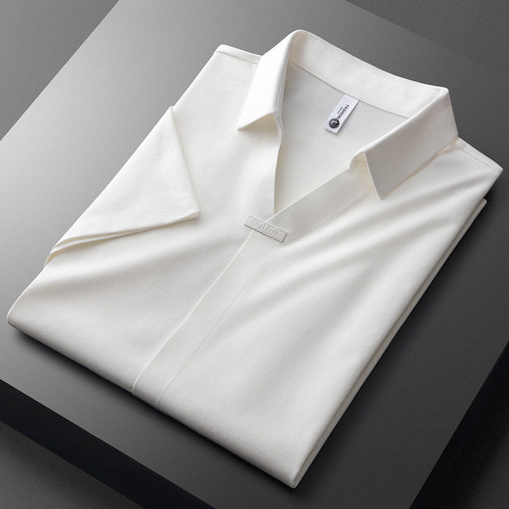 Milton | Breathable Silk Polo Shirt