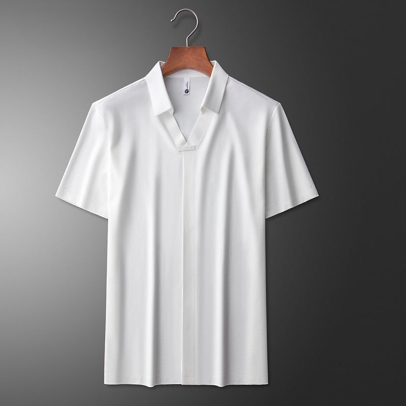 Milton | Breathable Silk Polo Shirt