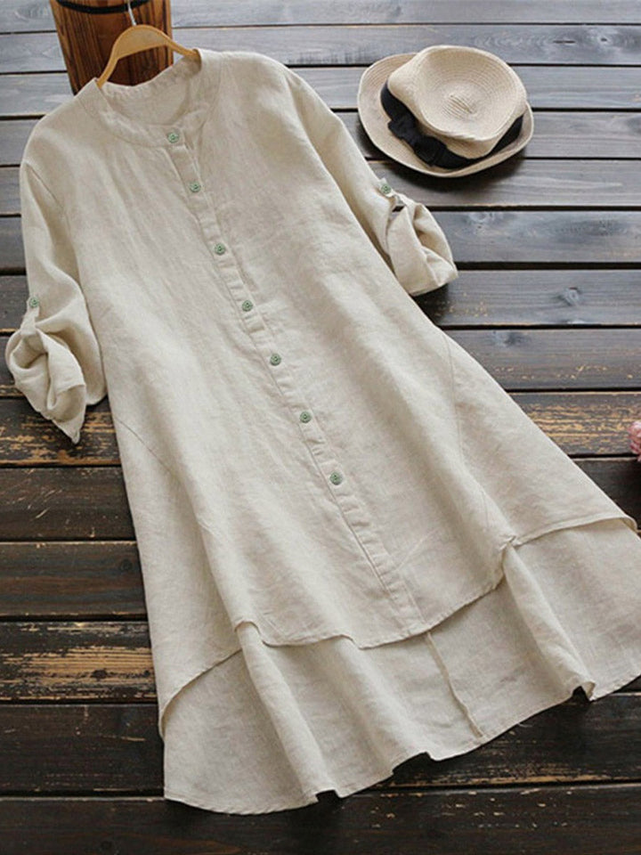 Grace | Casual Linen Shirt Dress