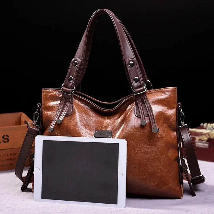 Alice | Fashionable Casual Leather Crossbody Tote