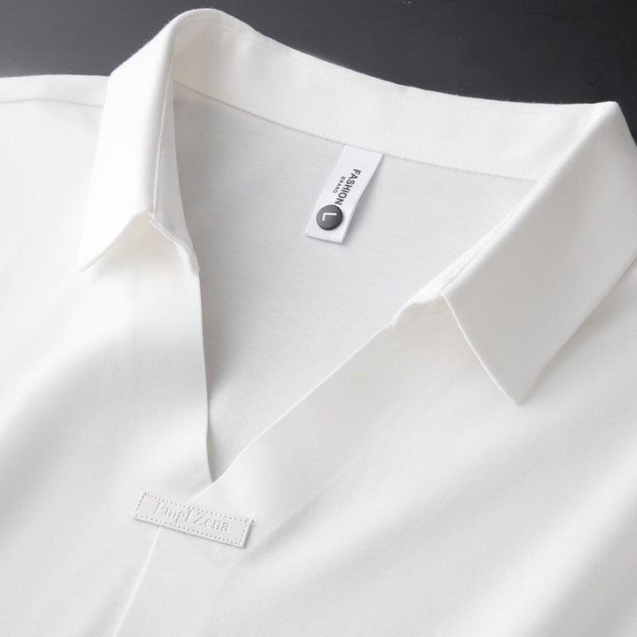 Milton | Breathable Silk Polo Shirt