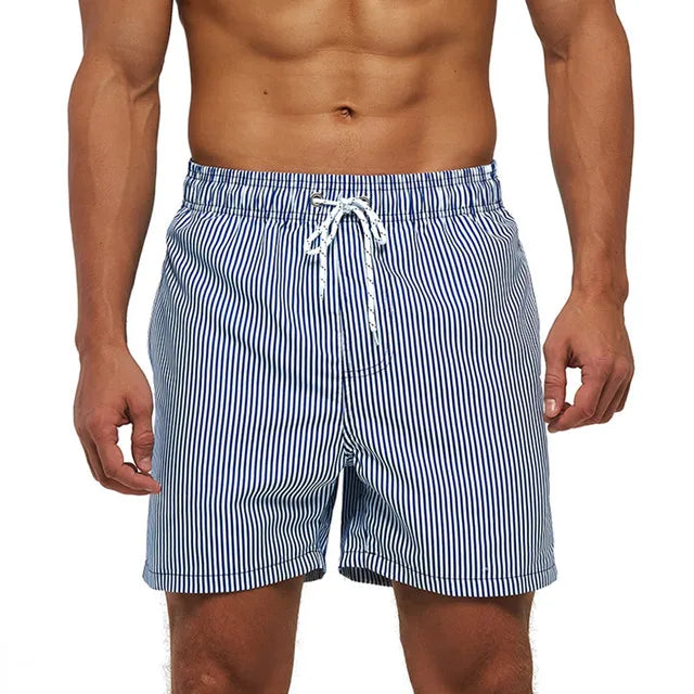 Albert | Bold Star-Striped Beach Shorts