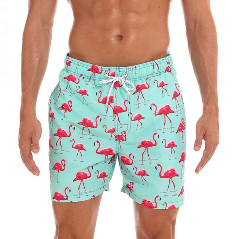 Albert | Bold Star-Striped Beach Shorts
