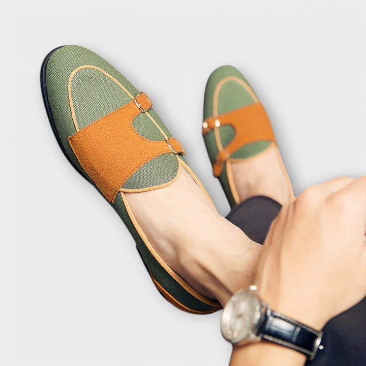 Jonah | Stylish Two-Tone Loafers