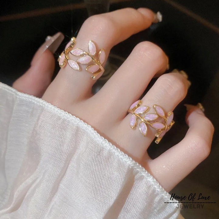 DRIPPING LEAF ADJUSTABLE RING