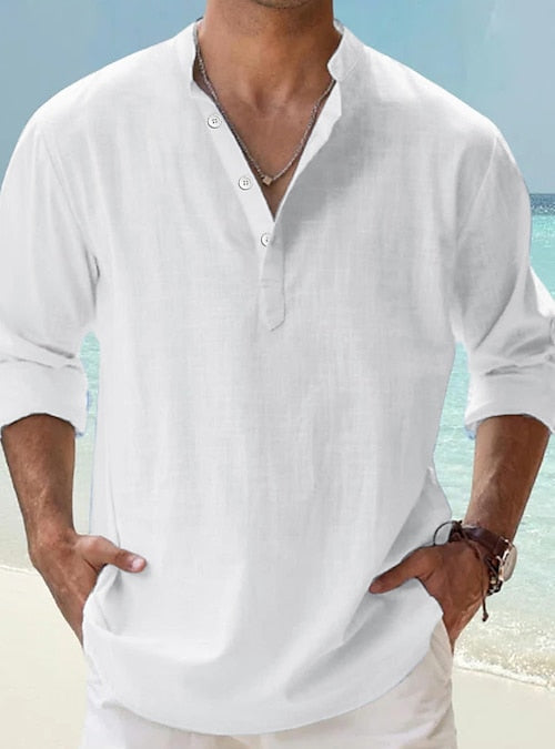 Aiden | Breathable Linen Shirt