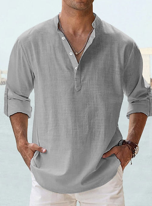 Aiden | Breathable Linen Shirt