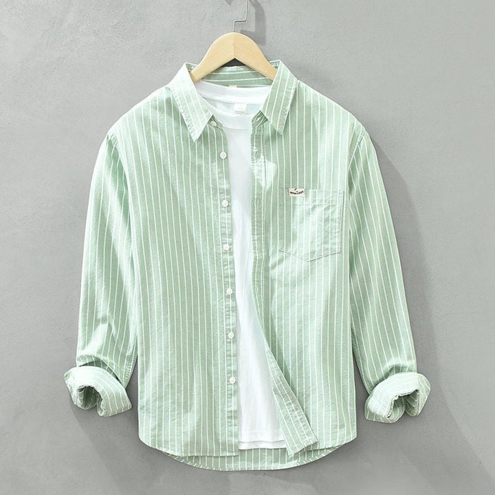Tony | Stylish Striped Button-Down Shirt