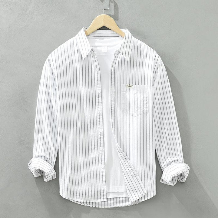Tony | Stylish Striped Button-Down Shirt