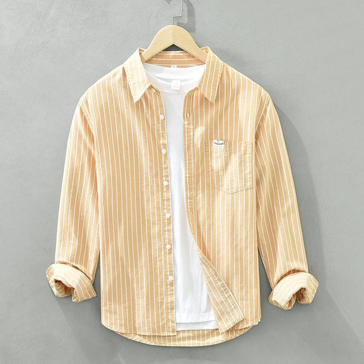 Tony | Stylish Striped Button-Down Shirt