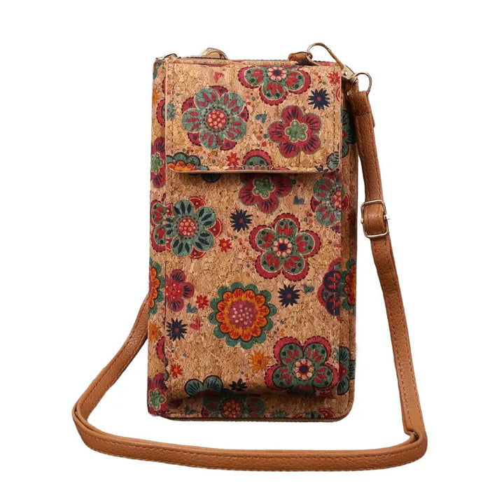 Julia | Boho floral crossbody wallet for women