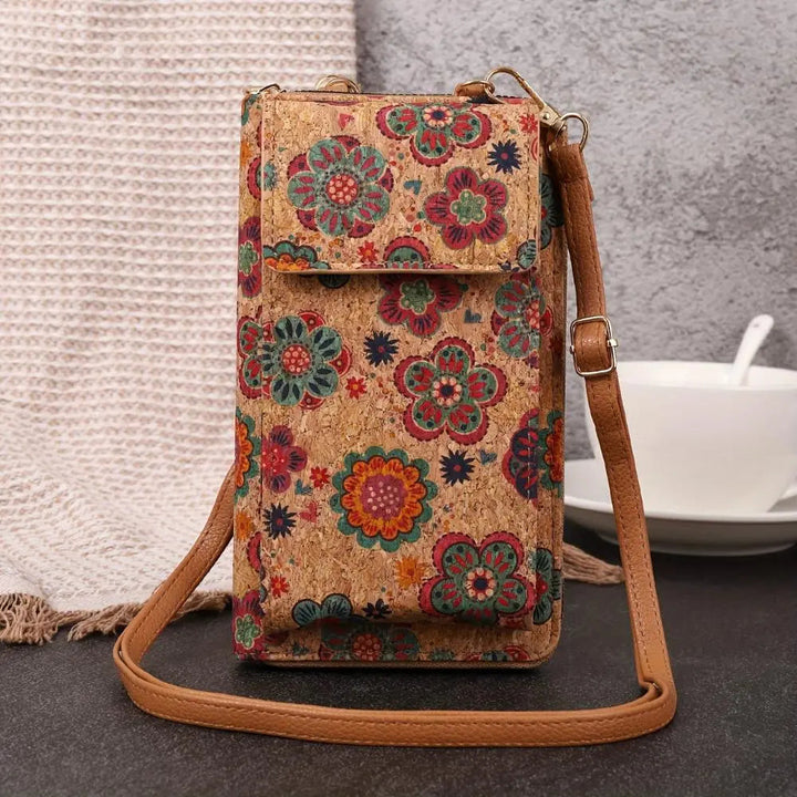 Julia | Boho floral crossbody wallet for women