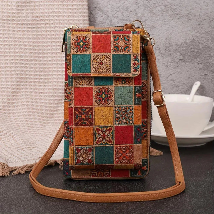 Julia | Boho floral crossbody wallet for women