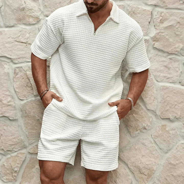 George | Casual Knit Shorts Set Men