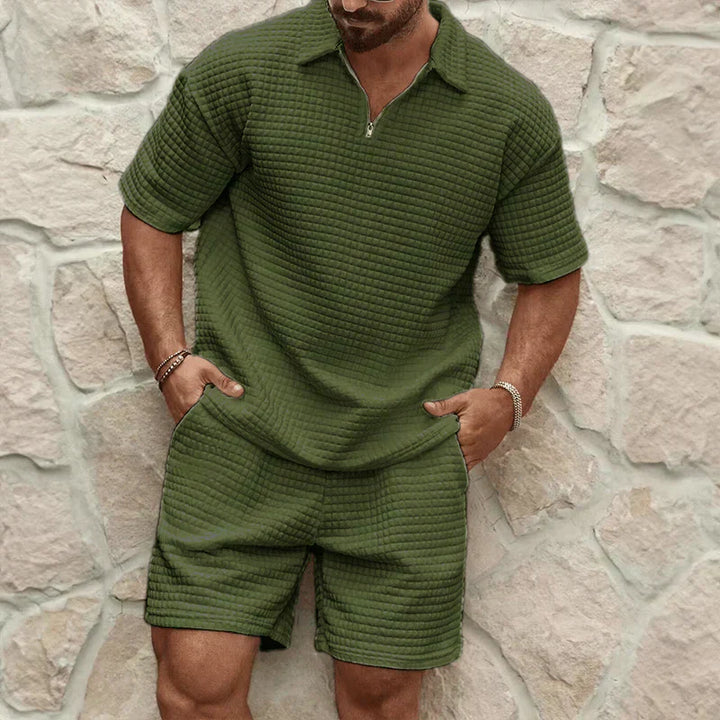 George | Casual Knit Shorts Set Men