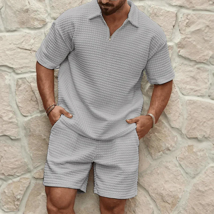 George | Casual Knit Shorts Set Men