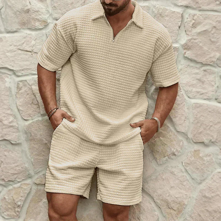 George | Casual Knit Shorts Set Men