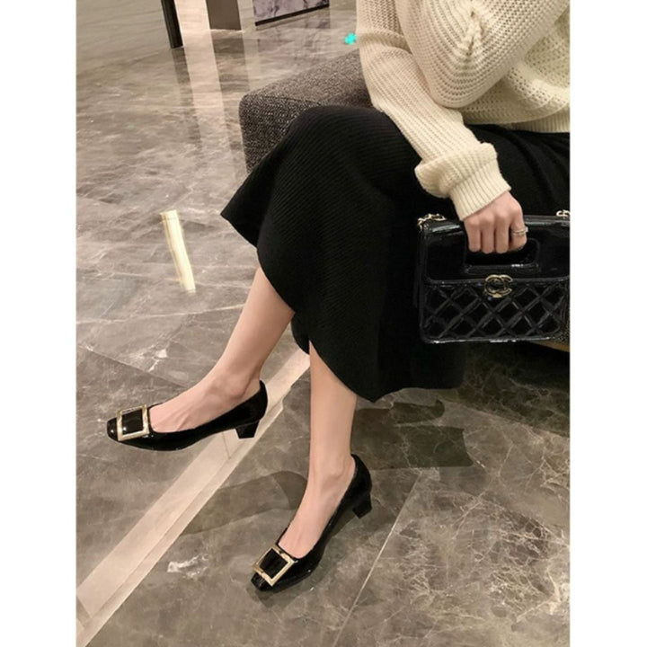 Sienna | Elegant Mid-Heel Sandals with Square Toe
