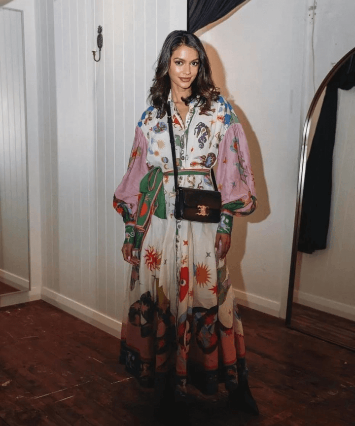 Dorthe | Elegant Italian Maxi Dress
