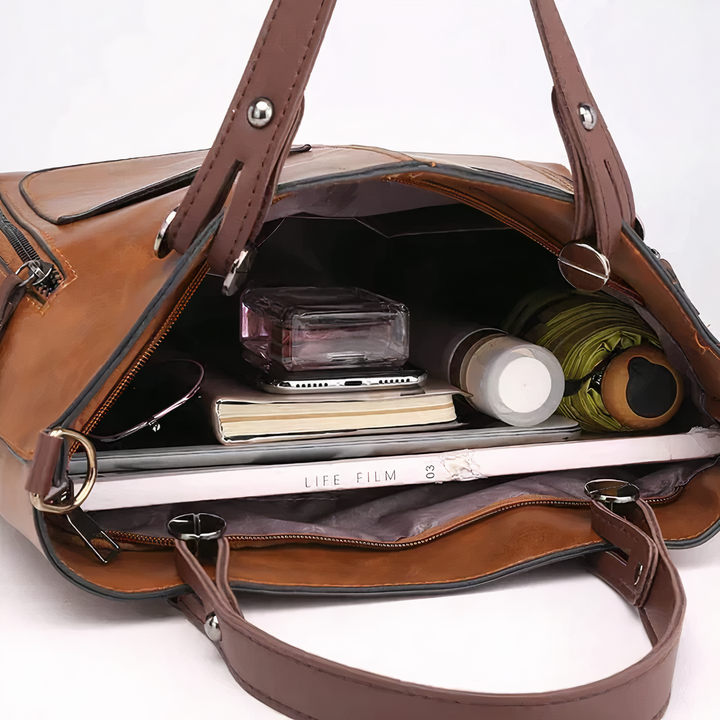 Winslet | Iconic Retro PU Leather Crossbody Handbag