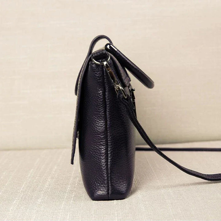 celine | structured black handbag in leather look