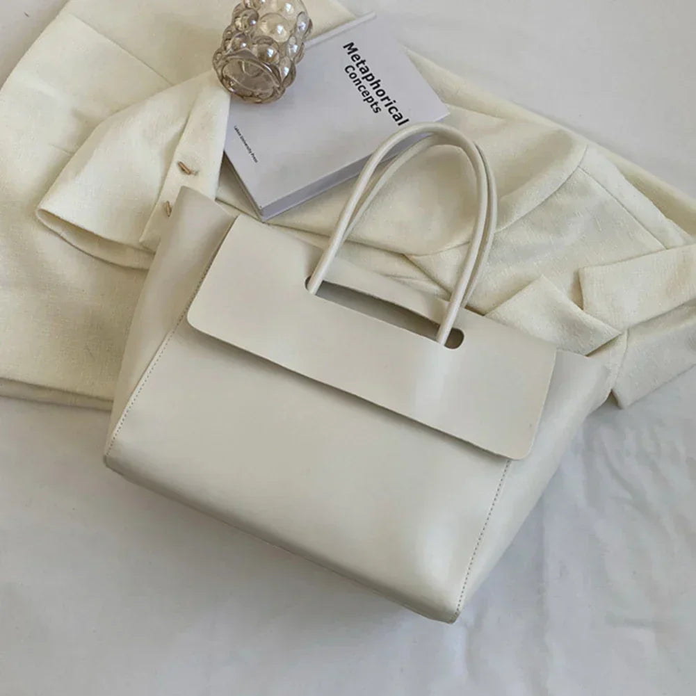 tova | minimalist shoulder bag in faux leather