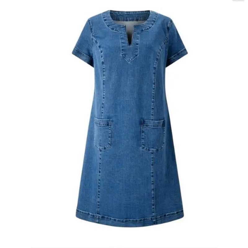 Hazel | Soft Denim Dress