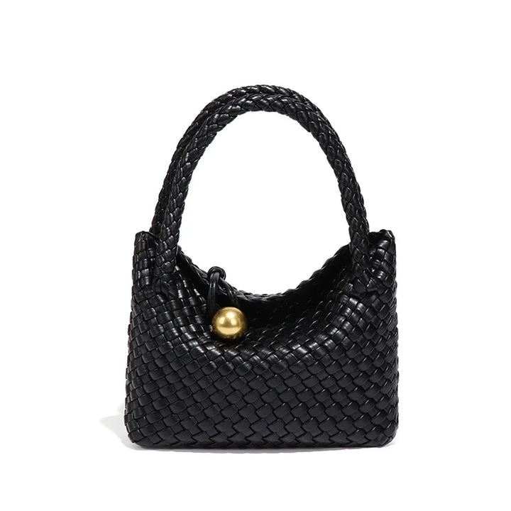 Astrid | Elegant woven Vegan leather bag