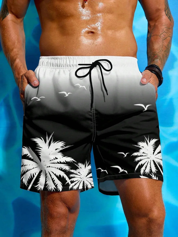 Alexander | Palm Print Swim Shorts