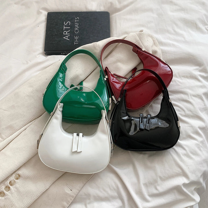 bella | vintage half-moon shoulder bag