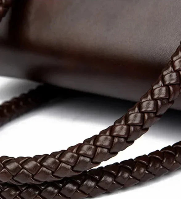 ronja | classic bag with braided handle and gold details
