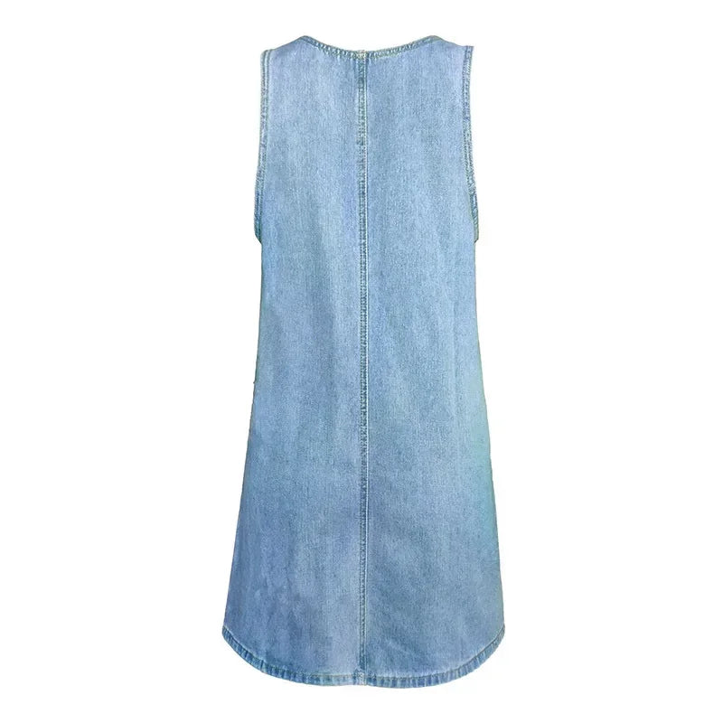 Scarlett | Practical and Lightweight Denim Summer Dress