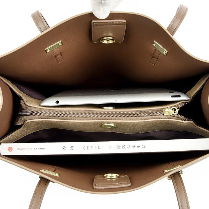 liva | spacious everyday bag in leather look
