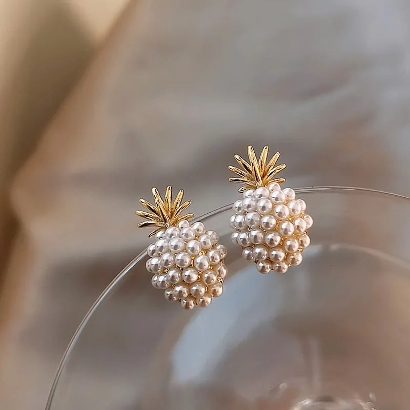 Lustre Cluster Earrings