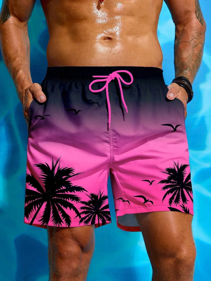 Alexander | Palm Print Swim Shorts