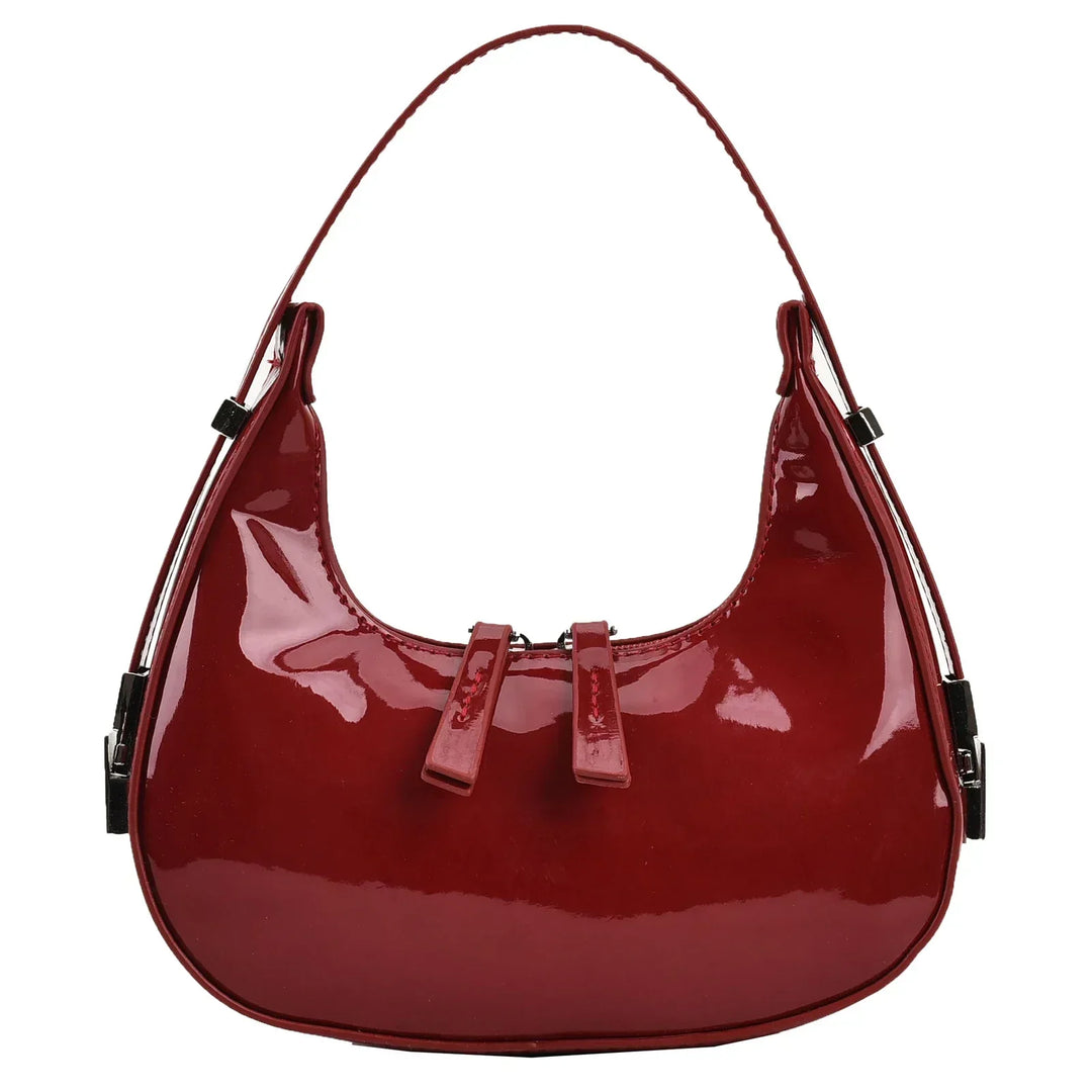 bella | vintage half-moon shoulder bag