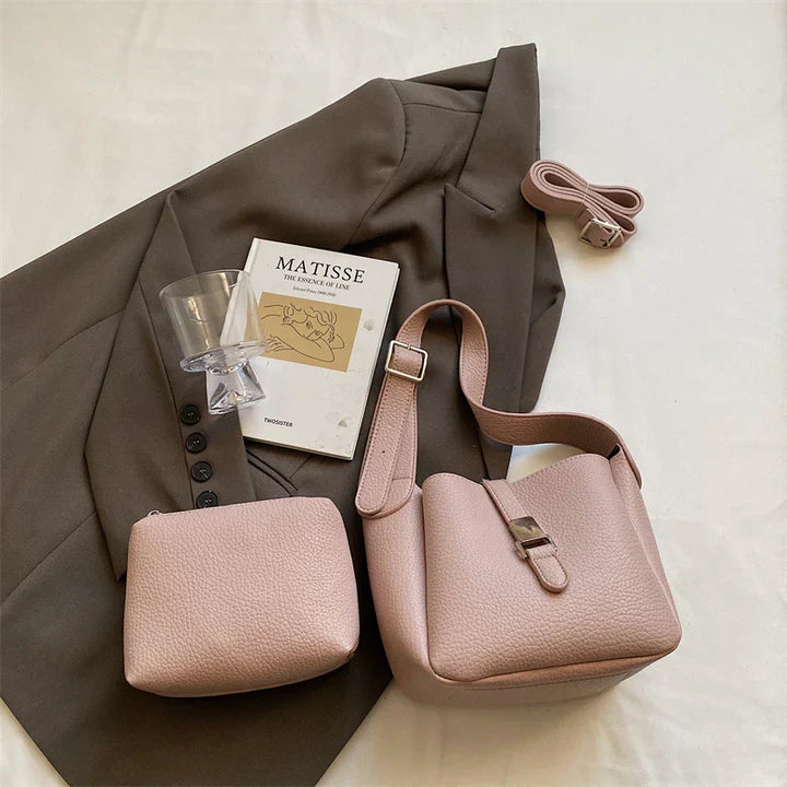 iris | modern bucket bag in leather look