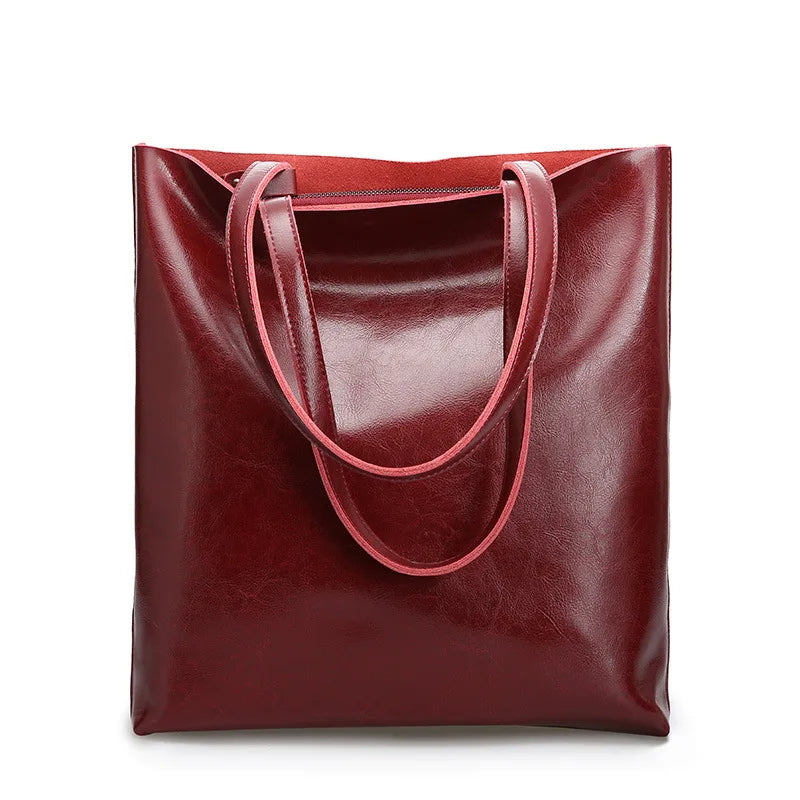 diana | classic tote bag in leather look