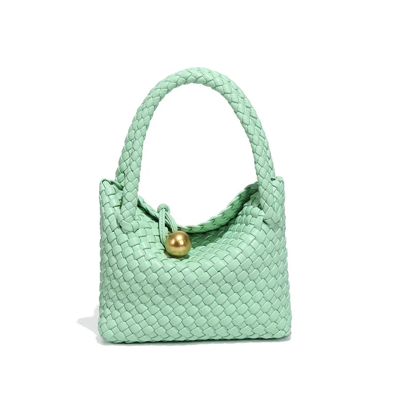 Astrid | Elegant woven Vegan leather bag