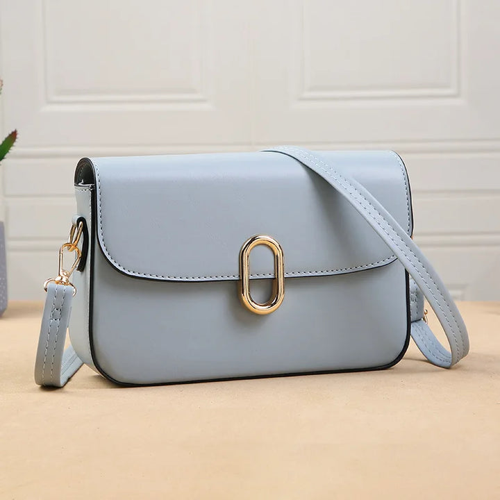 alina | elegant light blue shoulder bag