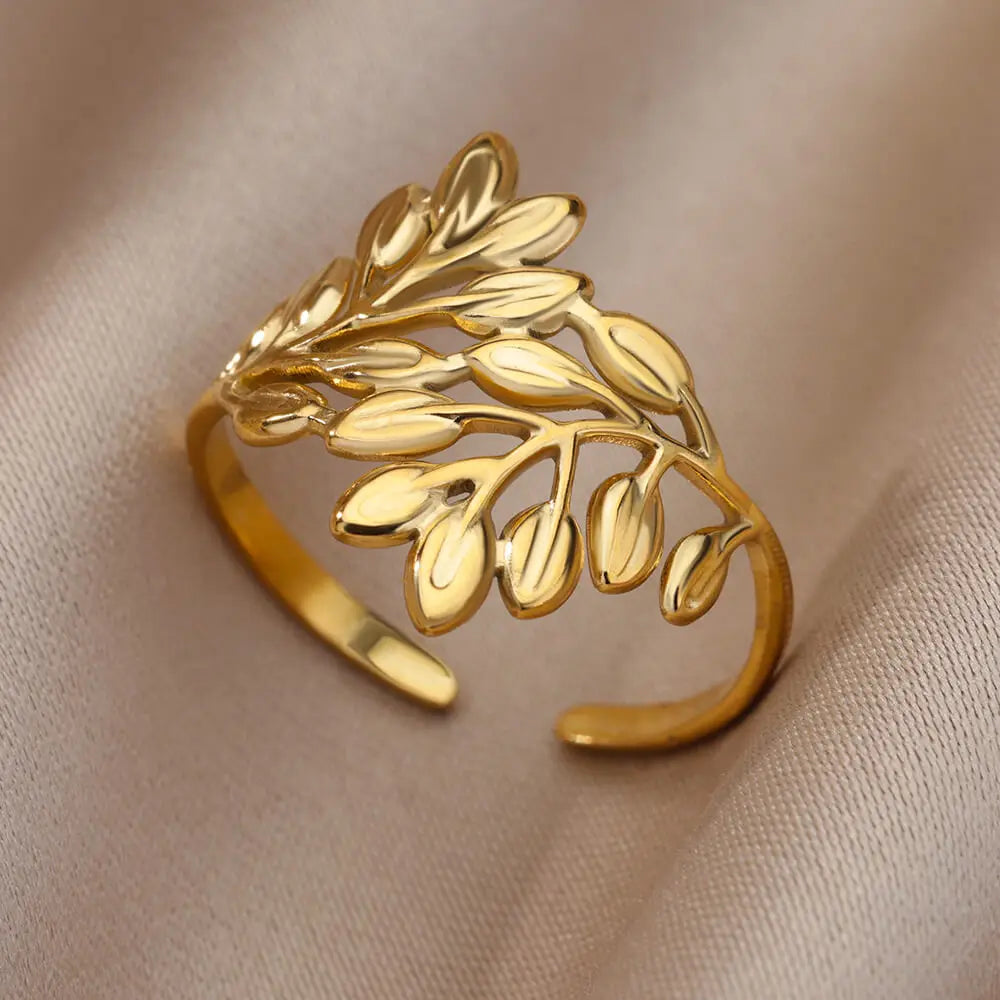 Roestvrij Stalen Ringen Voor Vrouwen 2024 Trend Nieuw In Goud Kleur Ring Femme Bruidspaar Sieraden Gratis Verzending Item Anillos Mujer