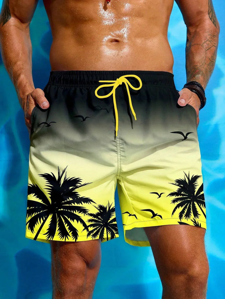 Alexander | Palm Print Swim Shorts