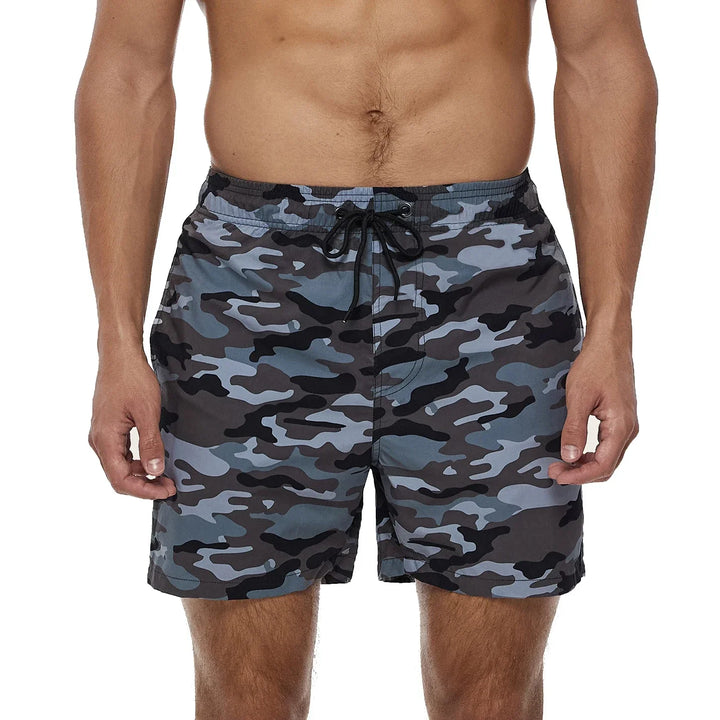 Albert | Bold Star-Striped Beach Shorts